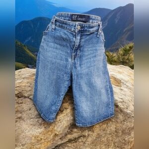 Gap, Classic Bermuda, Blue Denim Shorts